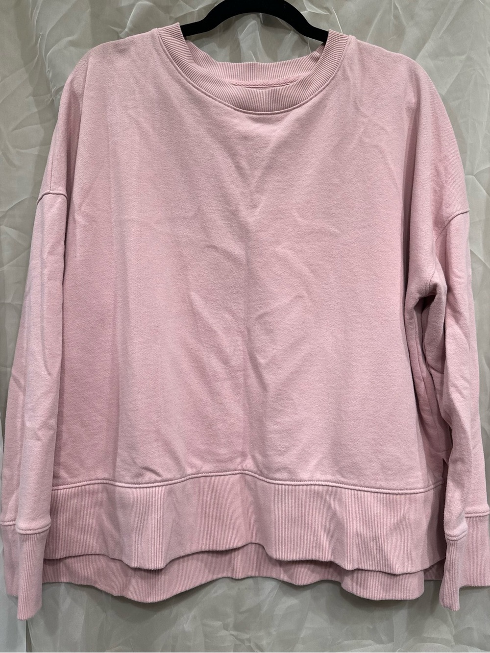 Women's Lightweight Crewneck Sweatshirt - Dusty Pink
